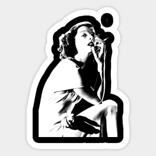 Bette Davis // Vintage Design Sticker